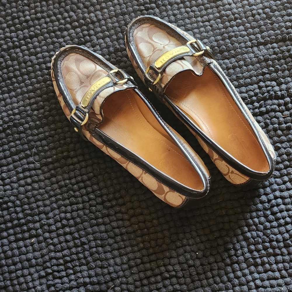 Coach women's canvas loafers